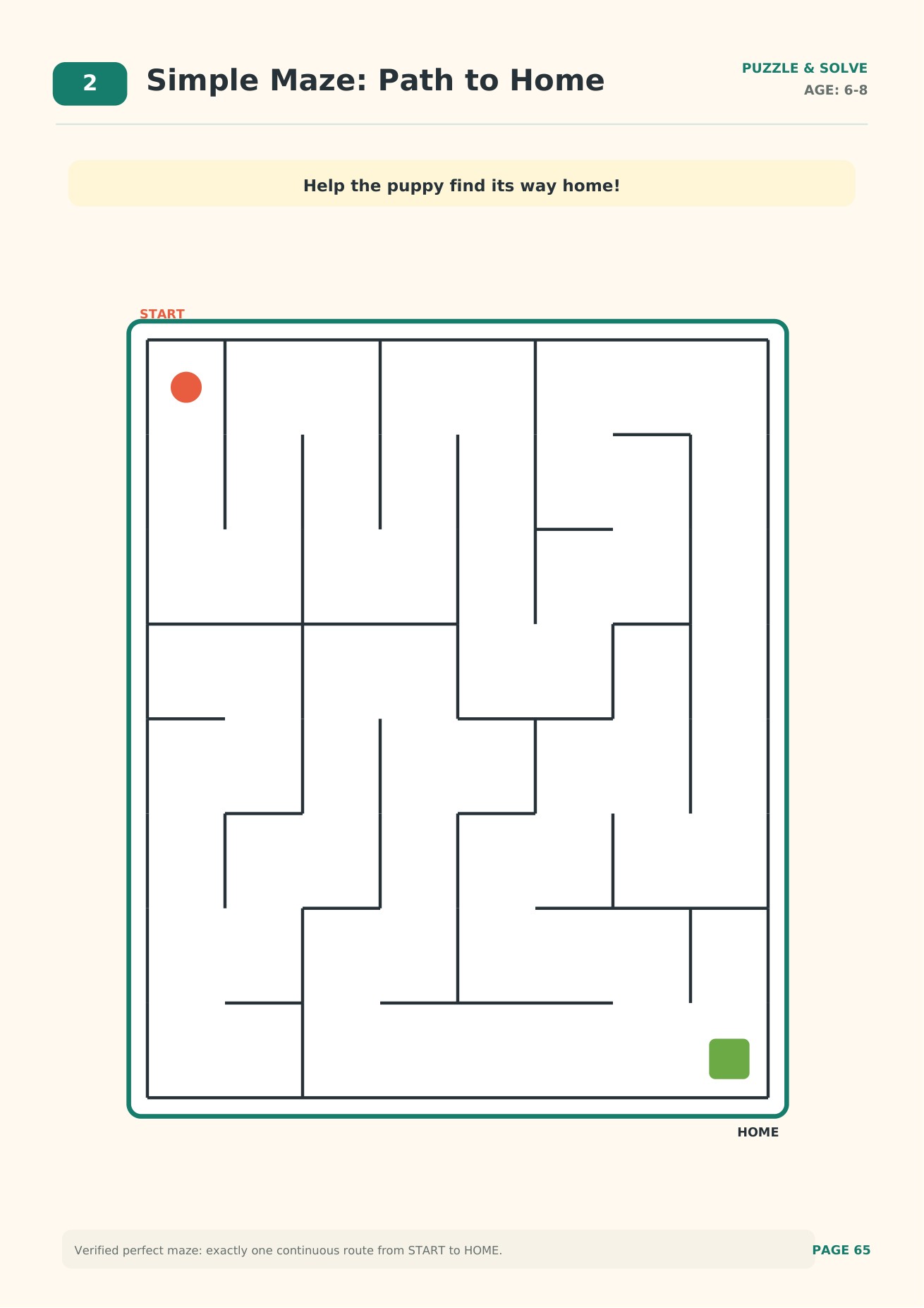 Maze Worksheet